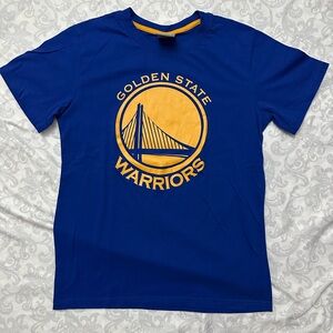 NBA Golden State Warriors Blue and Gold Tee. Size XL 18/20 Youth